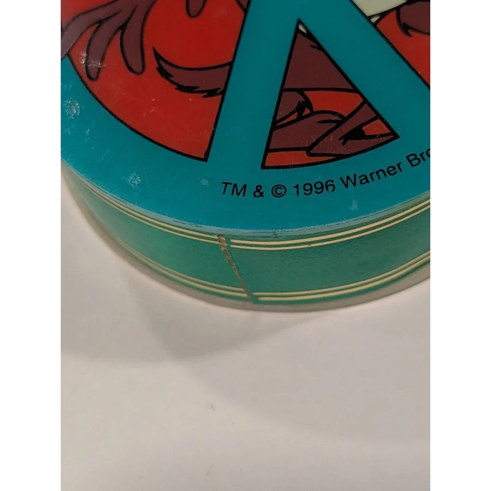 Vintage RARE Warner Bros Looney Tunes String Lights Ribbon Spool Design